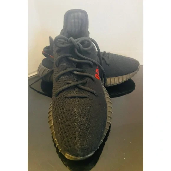 Adidas Yeezy Boost 350 V2 Low Bred Black/Red Men’s Size 8